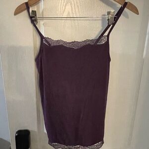 Soma Deep Purple Lace Cami